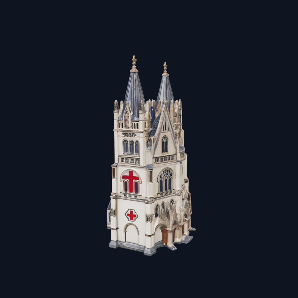 Gothic Cathedral Stone model pack